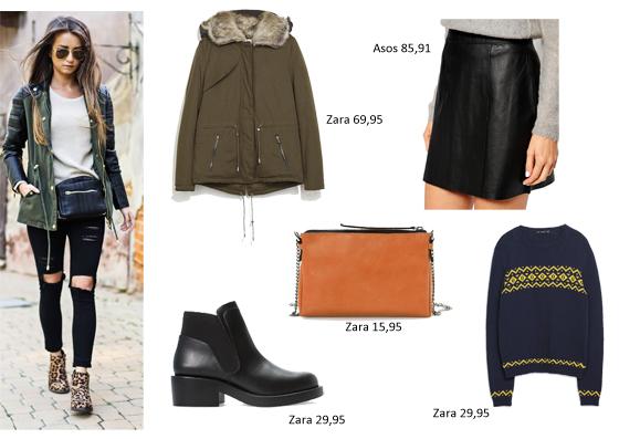 Ideas para outfits: tendencia army