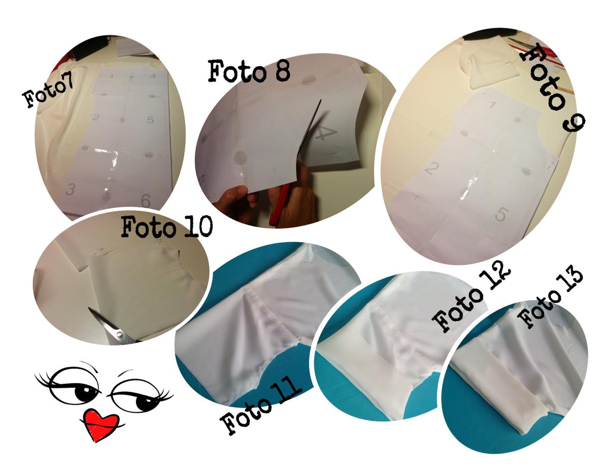 Blusa manga corta paso a paso 2