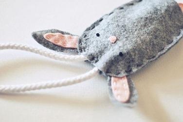 Llavero de conejo para regalar en pascua 4