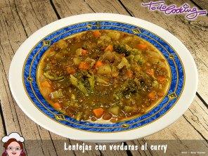 Lentejas aromáticas con verduras al curry