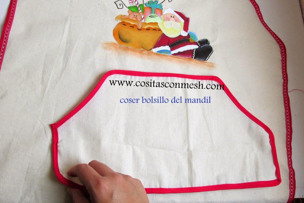 delantal-navideño-manualidades