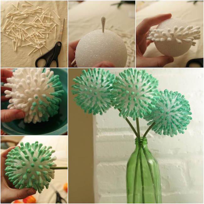 flores artificiales paso a paso