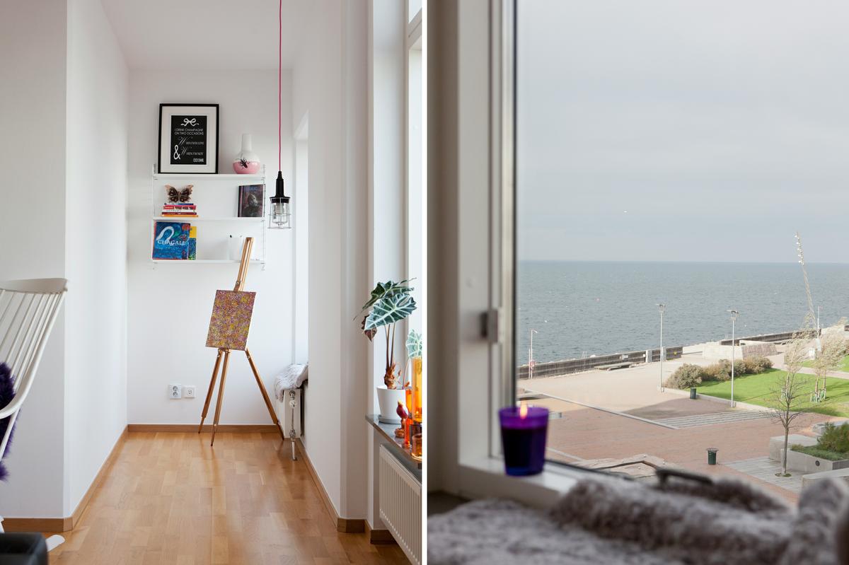 Una casa moderna con mucho color