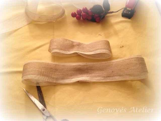 Como hacer un lazo navidad Genoves Atelier