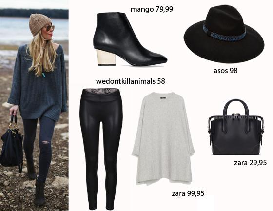 Outfit siguiendo la tendencia oversize