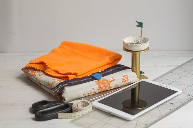 materiales diy funda limpia tablet 1 pangala