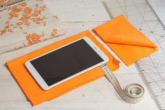 tomar medidas diy funda limpia tablet 2 pangala