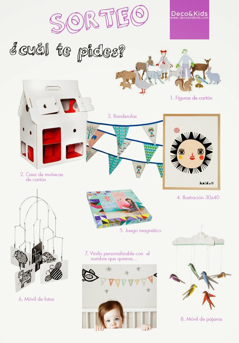 Sorteo Deco&kids y Decorar en familia - Elije tu premio