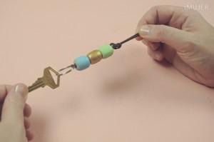 Como armar un llavero (6)