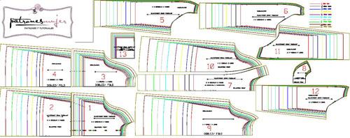 Abrigo niña trapecio