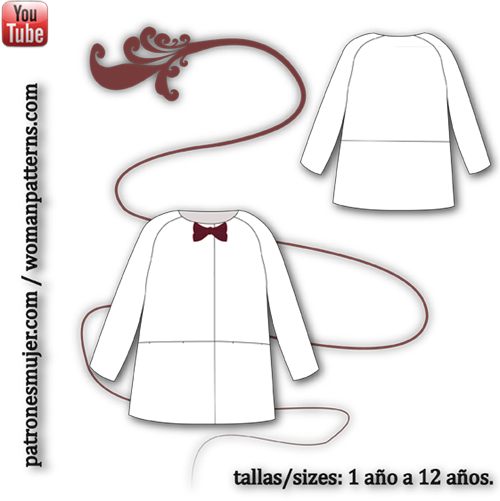 Abrigo niña trapecio