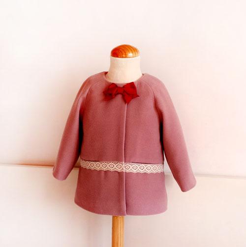 Abrigo niña trapecio