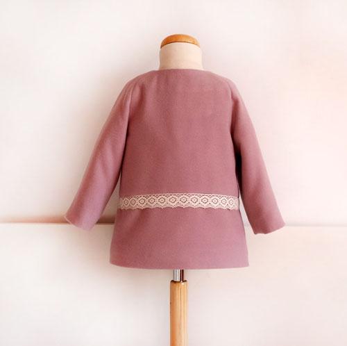 Abrigo niña trapecio