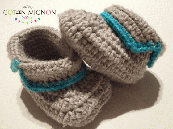 Botitas para bebés en Crochet Manualidades