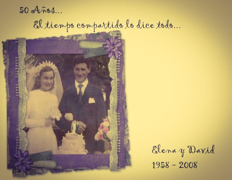 Invitaciones de las Bodas de Oro