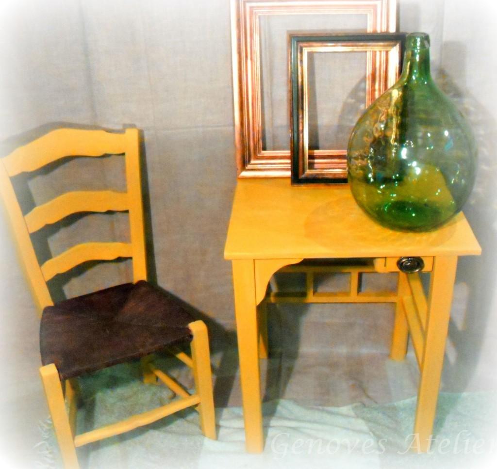 _Yellow side table GA