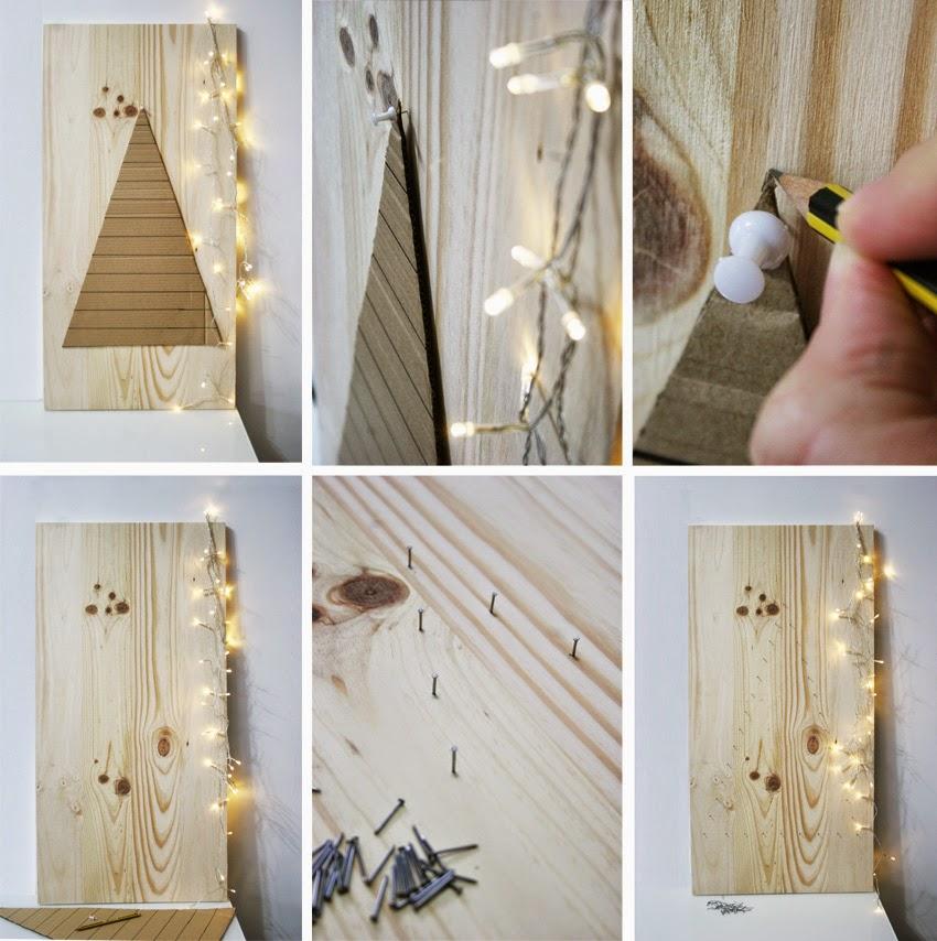 El árbol de navidad handmade de Decorar en familia - DIY1