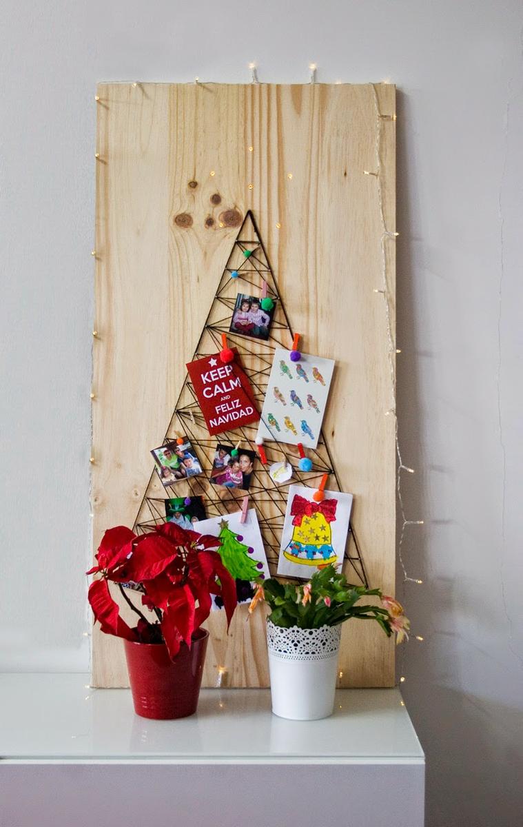 El árbol de navidad handmade de Decorar en familia - DIY8