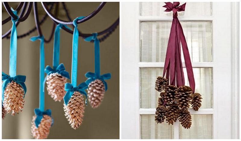 decoración con piñas 2