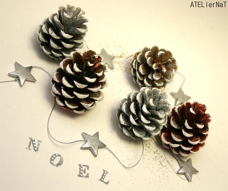 decoración con piñas 7