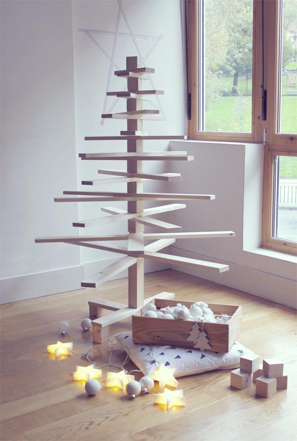 Ideas DIY, Arboles de Navidad en madera