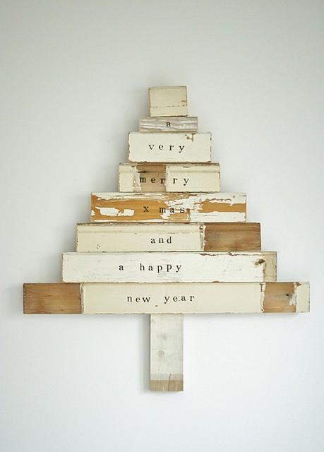 Ideas DIY, Arboles de Navidad en madera