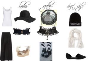 One outfit three looks