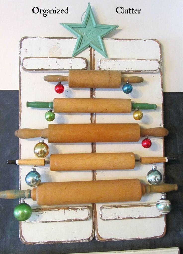 árbol con rodillos de amasar