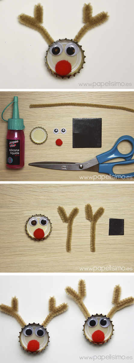 reno navidad adorno colgar o iman reno christmas reindeer