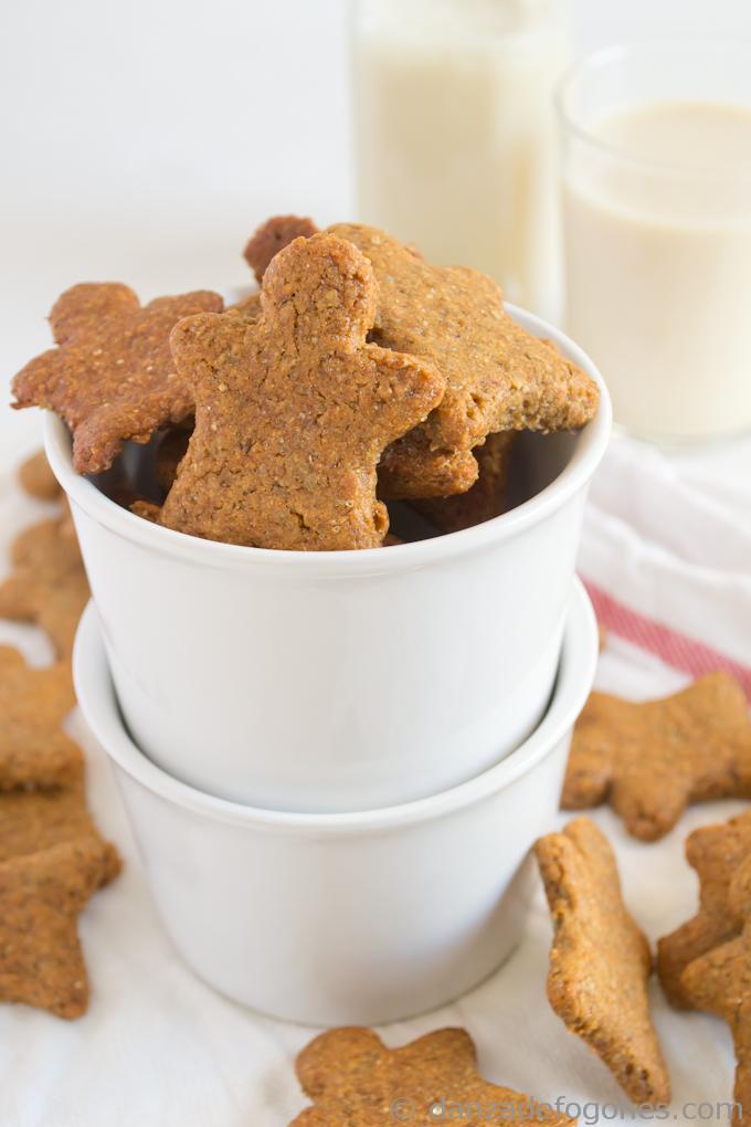 Galletas de jengibre | danzadefogones.com #danzadefogones #vegano #vegana #receta