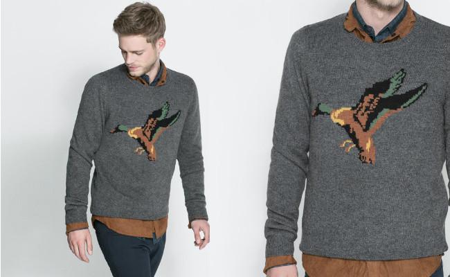 sudadera pato zara 1 Guía Definitiva de Regalos Molones 2014 II. Regalos para Hipsters