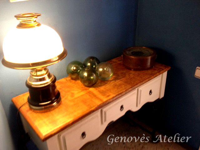 Recibidor azul Genoves Atelier