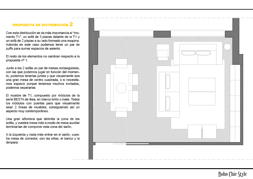 Ideas para distribuir un Salón-Comedor