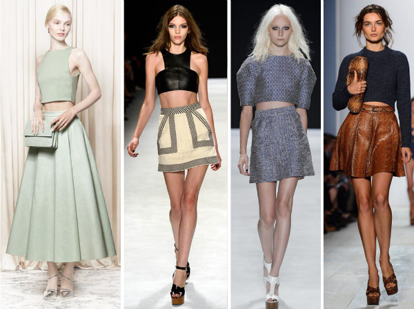 crop tops Las tendencias que llegan con el 2015