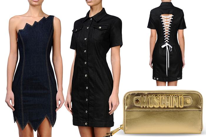 Vestidos asimétricos y cartera de Moschino,, Las botas de Nancy Sinatra