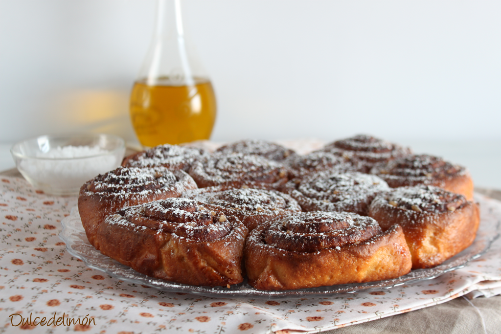 Rollos de canela con un toque