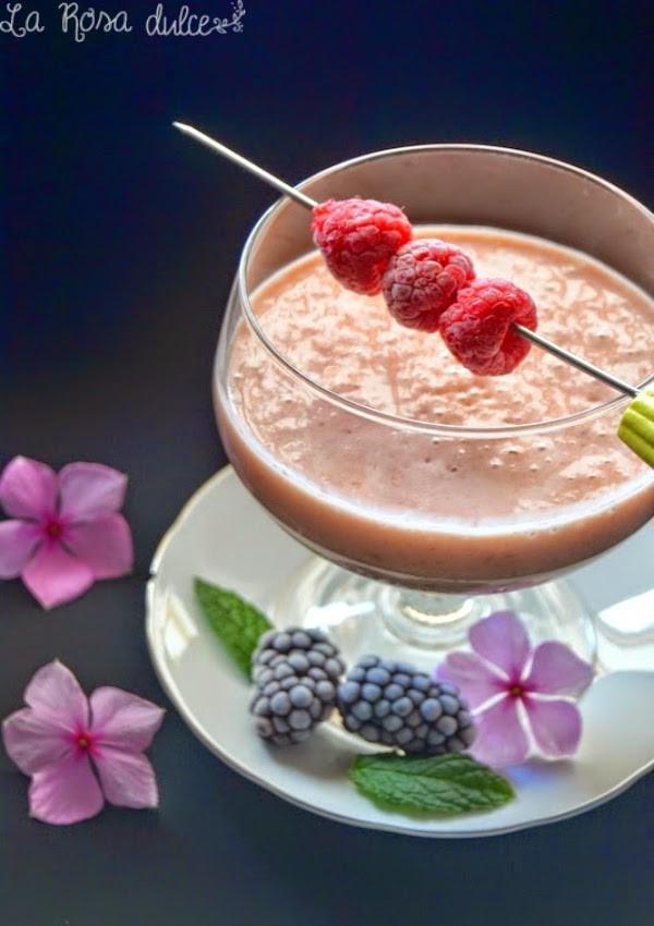 Batidos Depurativos - Smoothie de Frambuesas y Yogur