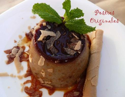 flan de avena y platano