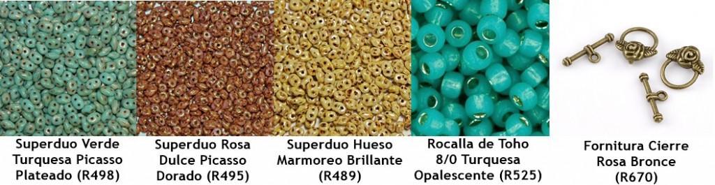 Abalorios Pulsera Superduo Sirena