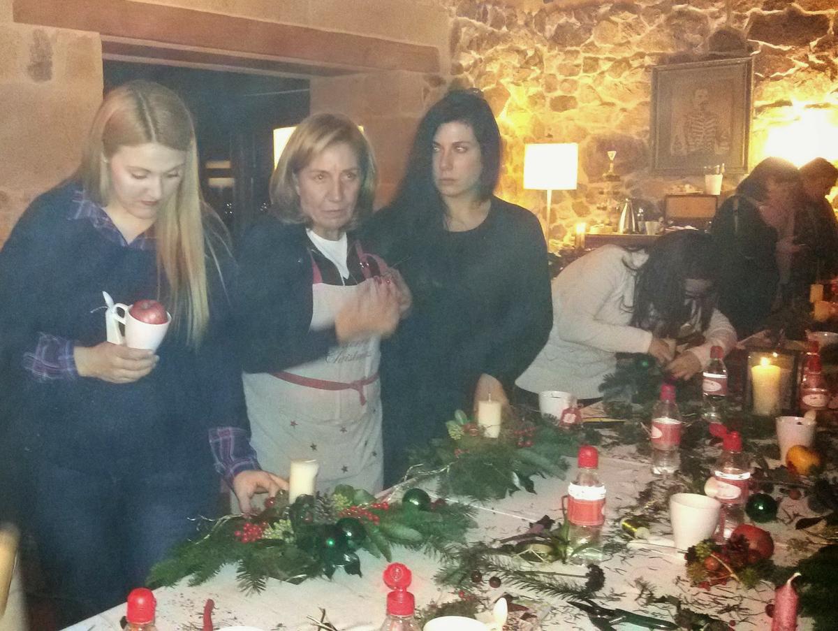 Taller centro de mesa para navidad Galicia
