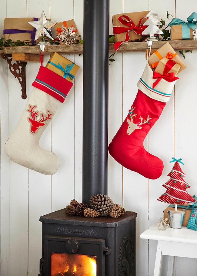 Decoracion navidad en rojo