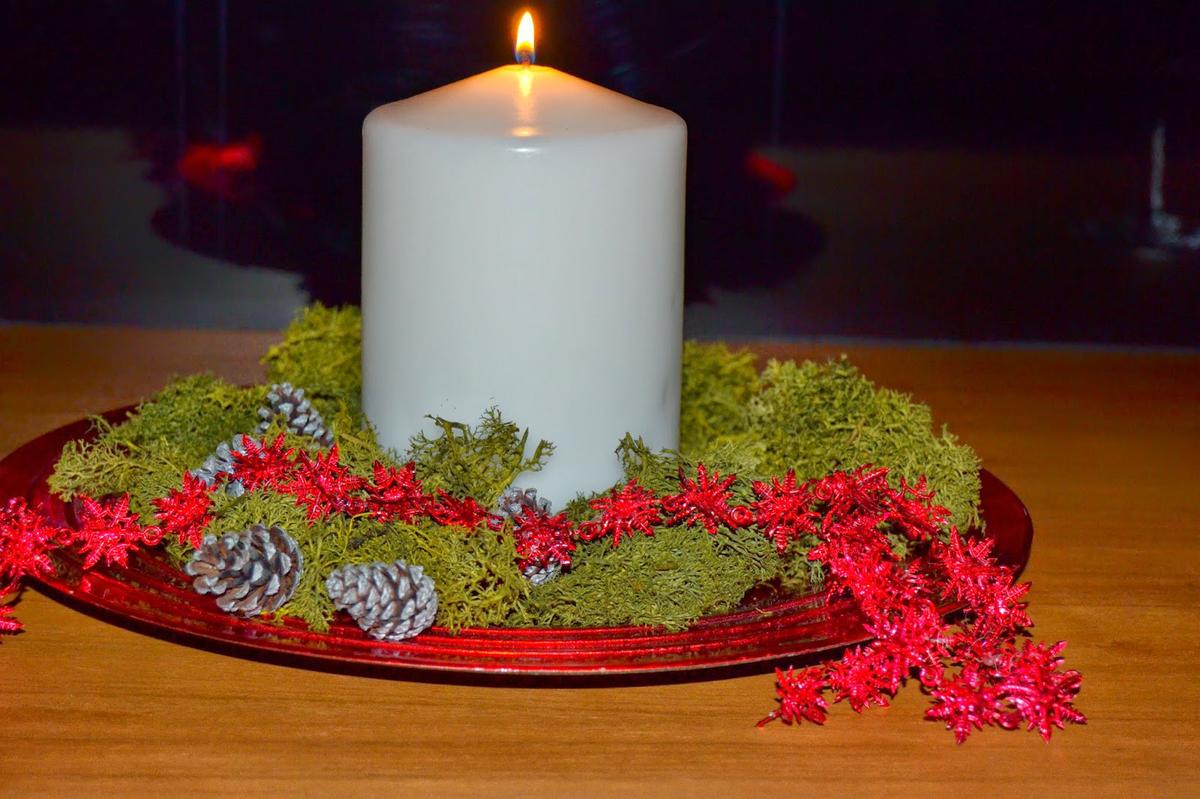 Centro de mesa para navidad