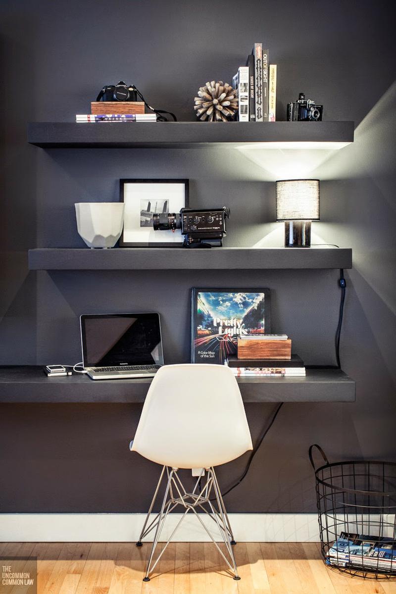 Decoración de un salón en gris