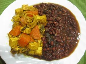 Judías Azuki con Calabaza