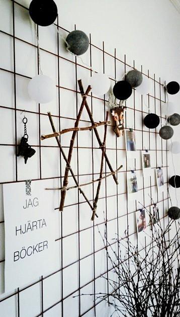 Decorar con una rejilla metálica. Small&Lowcost