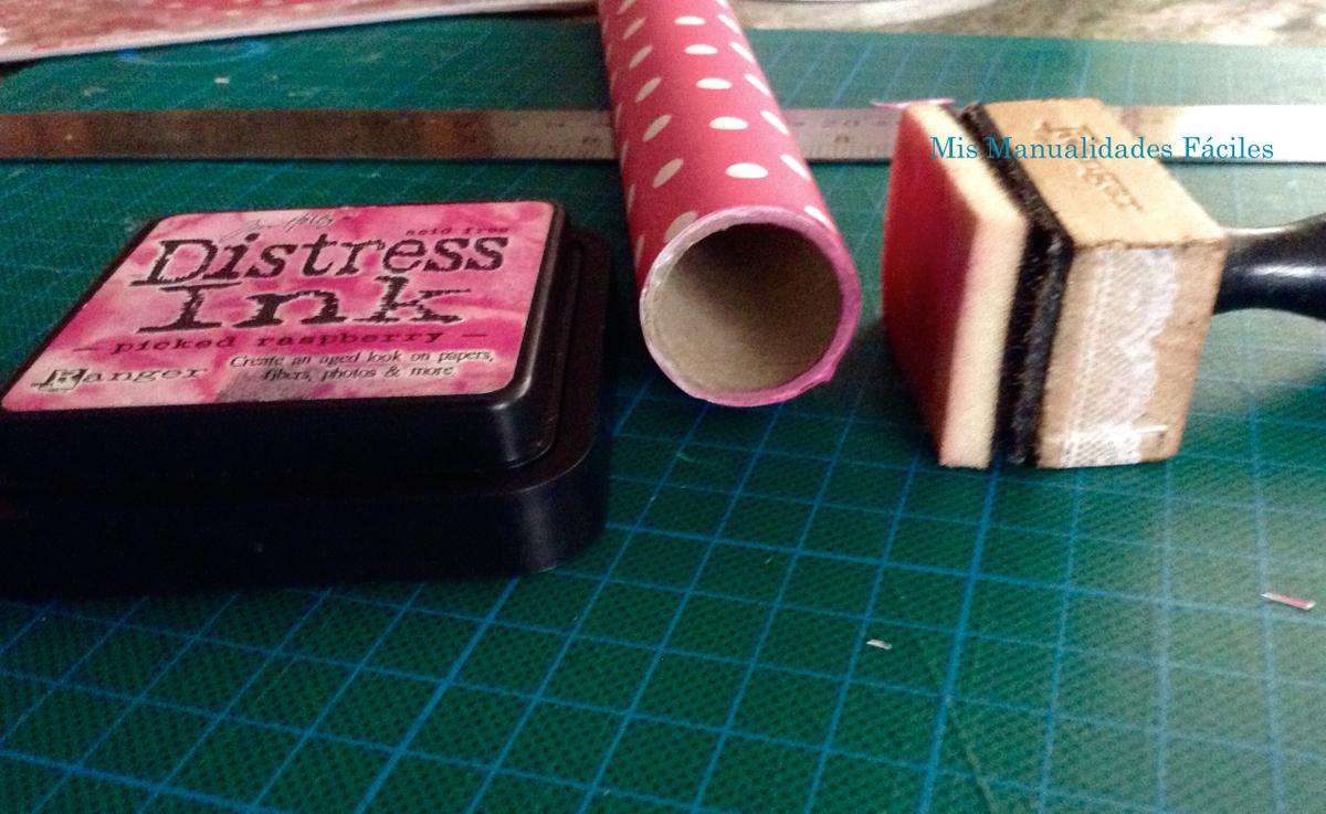 materiales percha washi tape