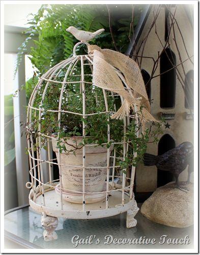 Los mil usos de las jaulas de pájaros | Decoración
