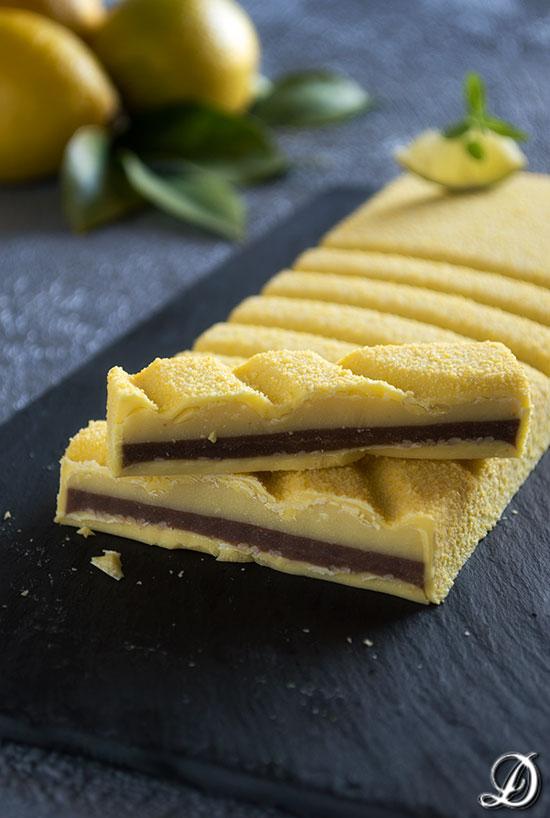 Turrón de Yuzu y Praliné de Sésamo