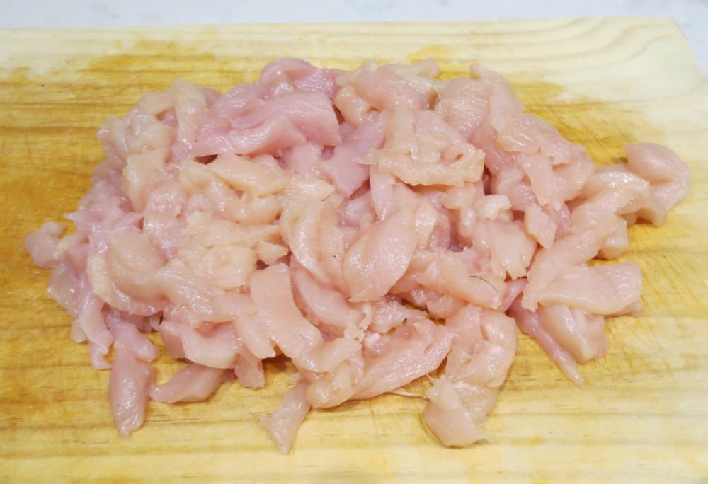 Pollo en tiras