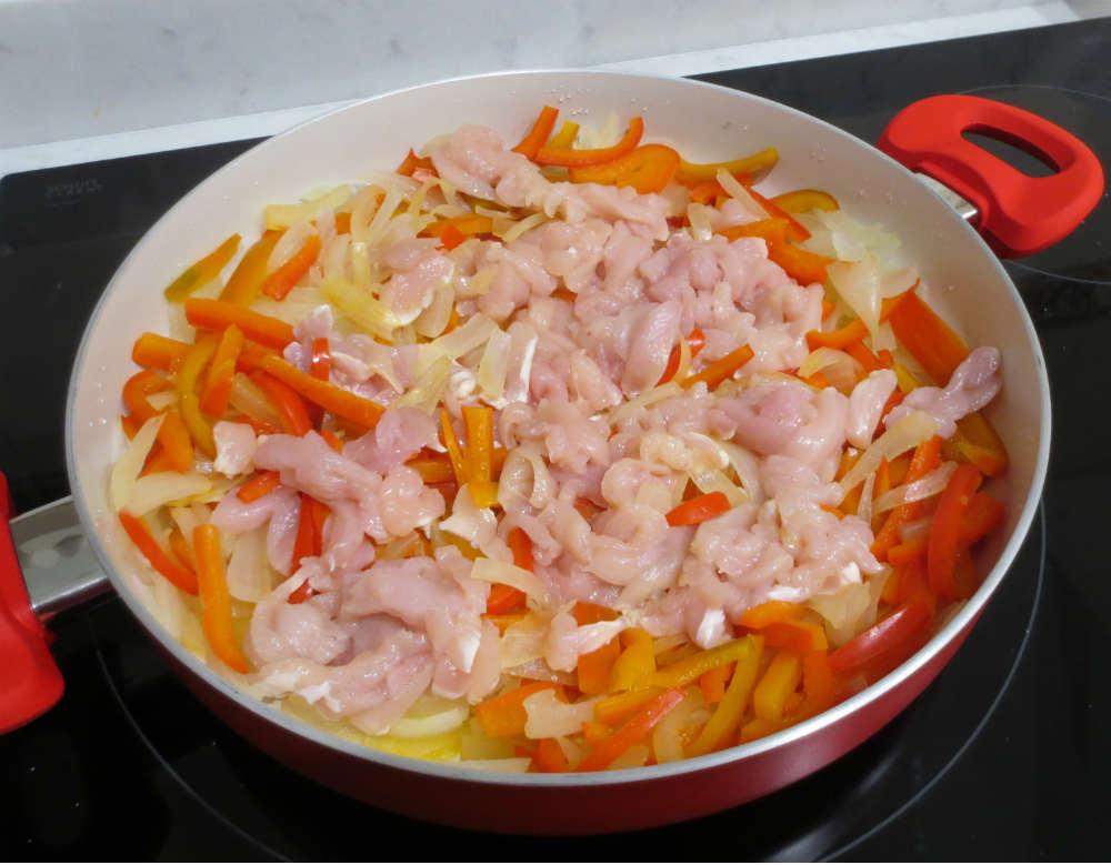 Rehogar pollo